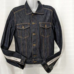 H&M Denim Jacket Womens Small MRS Bonds 21  Chanel Denim Blue